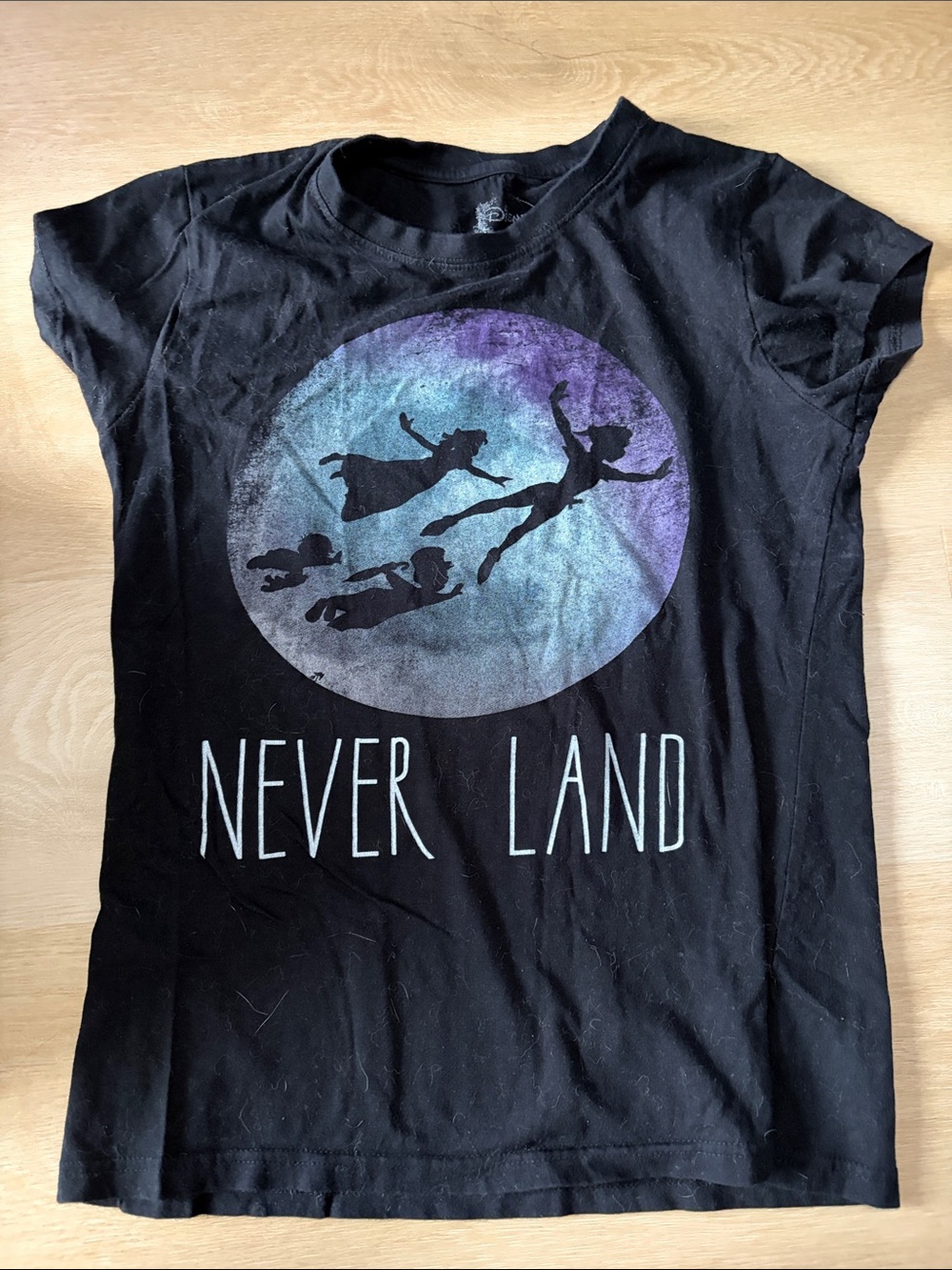 Black Never Land Graphic Short Sleeve Tee